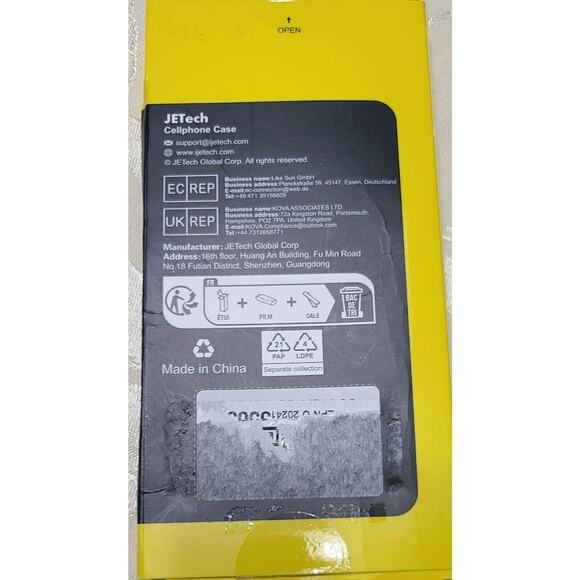 JETech Case for iPhone 15 Pro Max Shock-Absorption Bumper Cover HD Clear Glitter - Picture 3 of 6